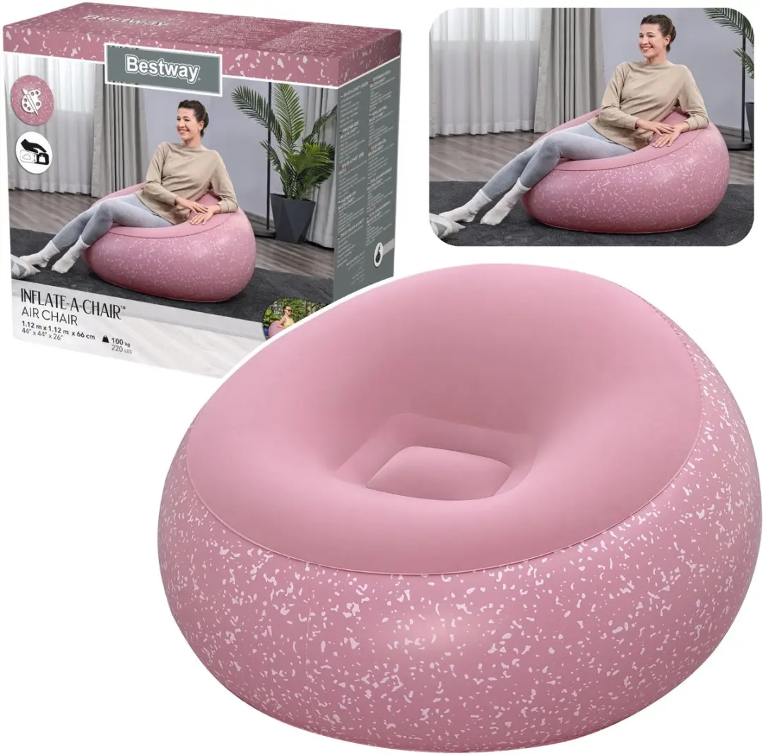 Bestway Inflate A Chair 75155 Roze