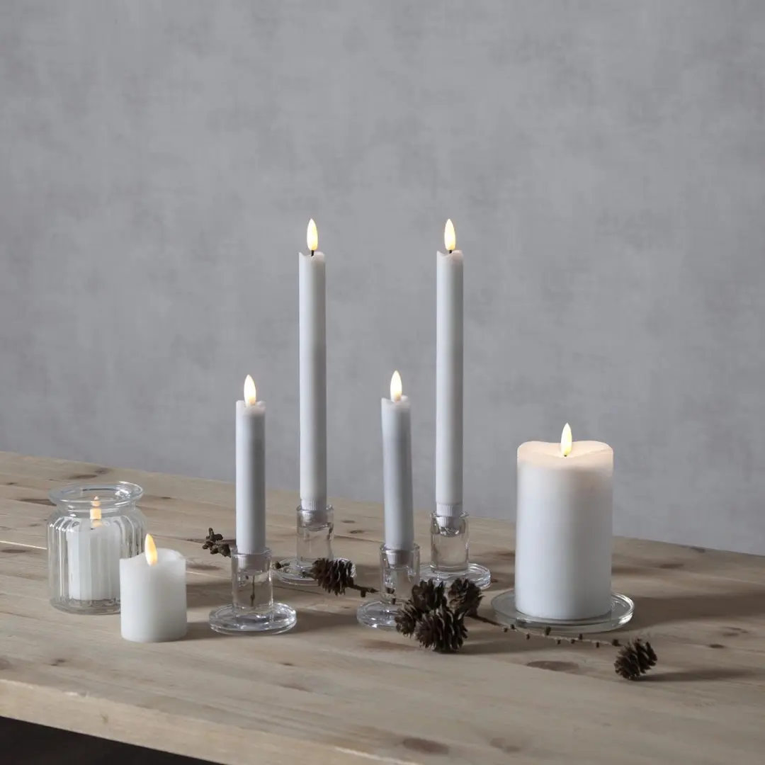 Star Trading LED Diner Kaars Vlam 2x - Warm wit - afbeelding 3 van 5