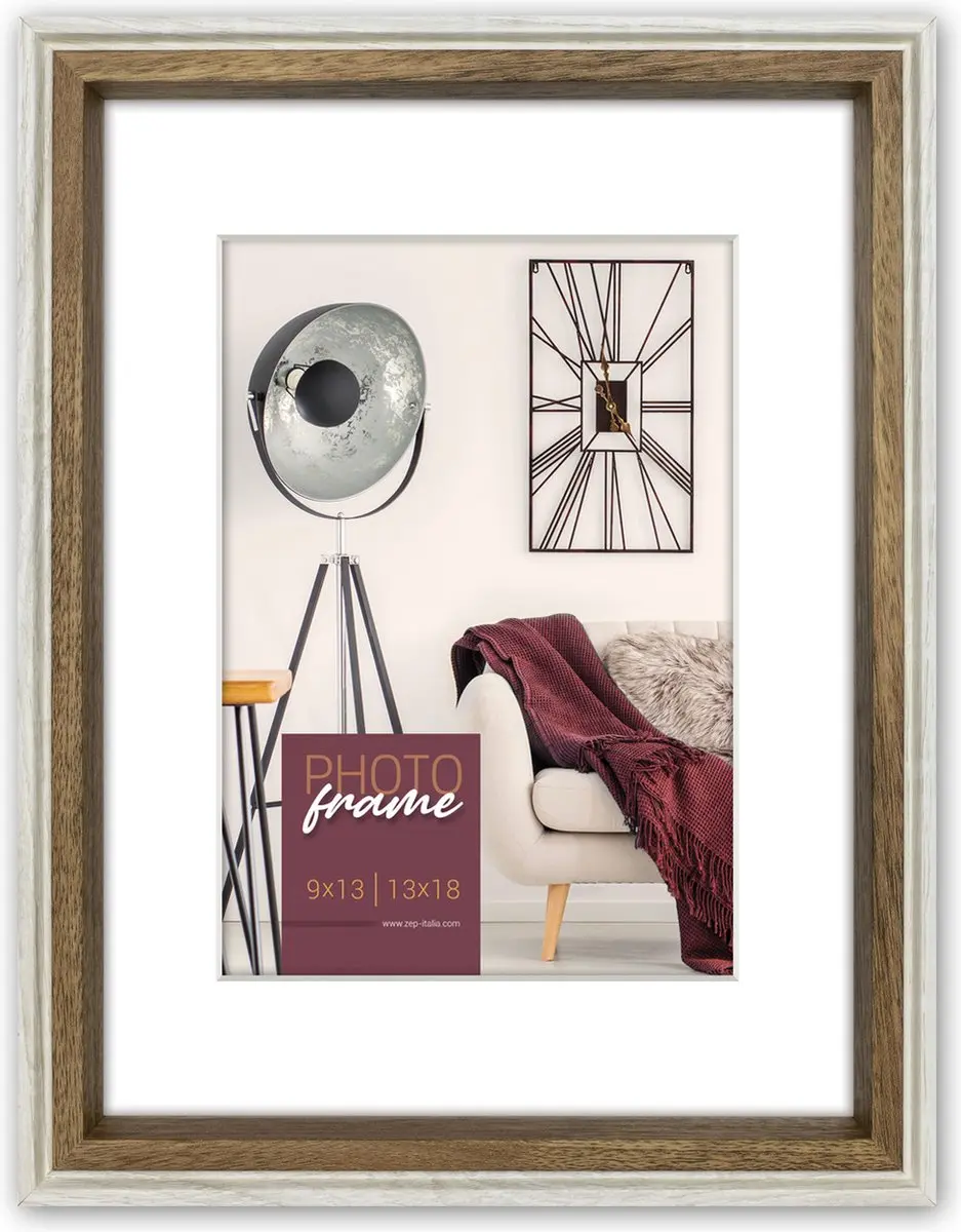 Zep Palmi Fotolijst DN757W Wit 9x13/13x18cm