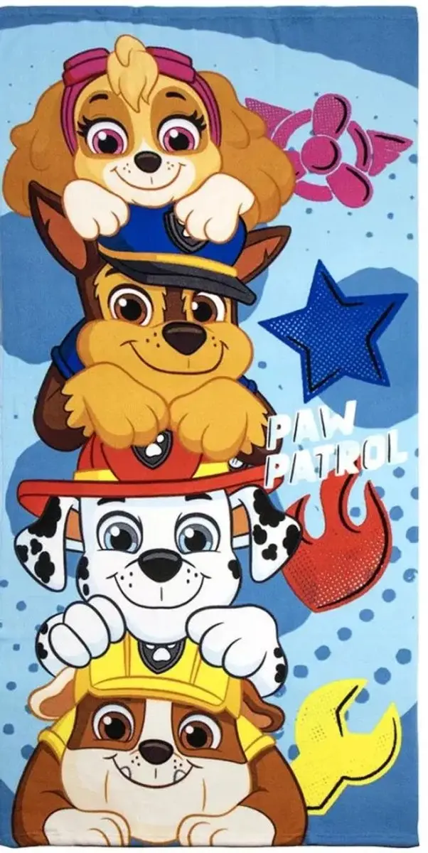 Paw Patrol handdoek play 70 x 140 cm