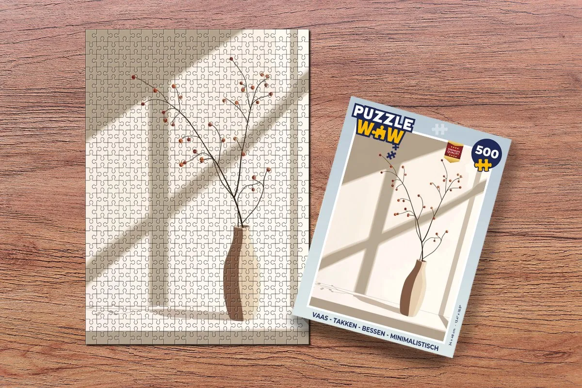 PuzzleWow Vaas Takken Legpuzzel 500 Stuks - MPN 8721373927061