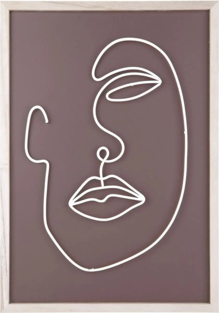 Present Time Line Drawing Medium 27x38cm