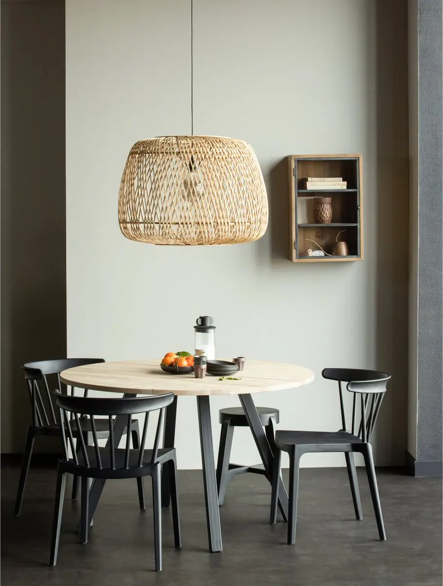 WOOOD Tablo Tafel Rond Ø120cm - Onbehandeld - afbeelding 2 van 4