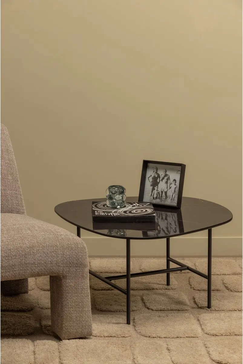 WOOOD Vajen Salontafel 38x70x70cm Zwart - afbeelding 3 van 6