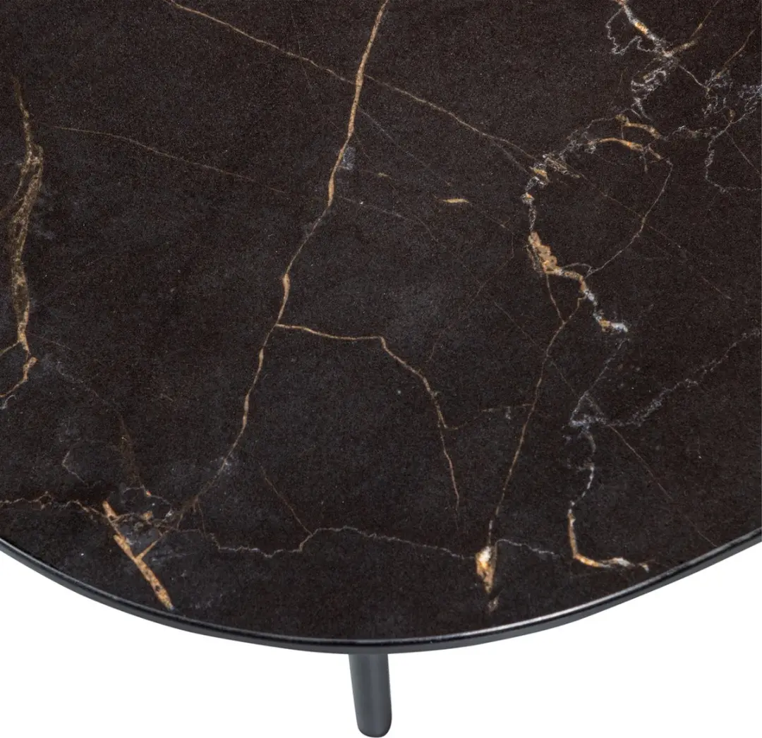 WOOOD Vajen Salontafel 38x70x70cm Zwart - afbeelding 5 van 6