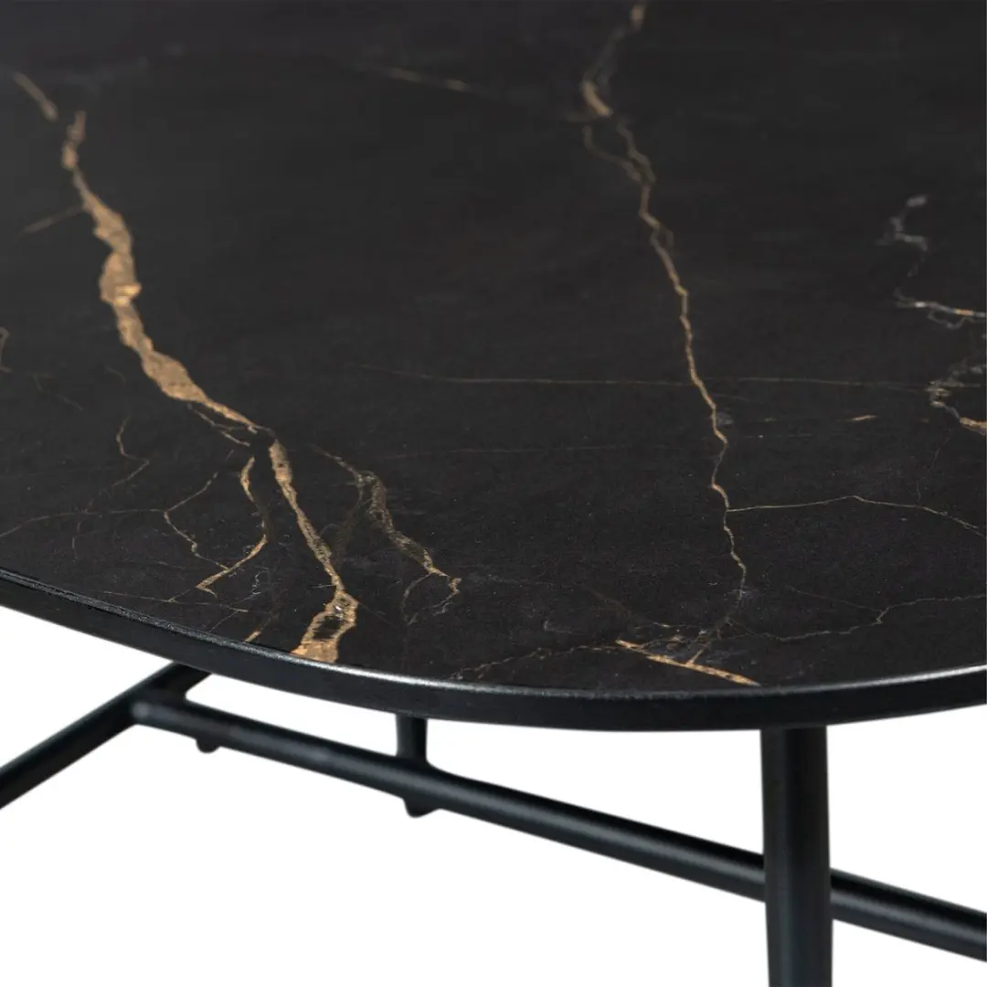 WOOOD Vajen Salontafel 38x70x70cm Zwart - afbeelding 6 van 6