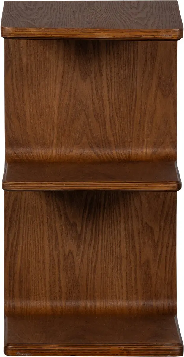 WOOOD Frey Bijzettafel Walnoot 60x32cm - afbeelding 2 van 6