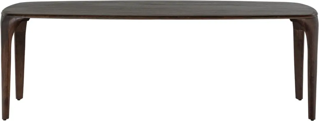 WOOOD Fiore Eettafel 230x95cm - Donkerbruin - afbeelding 5 van 6