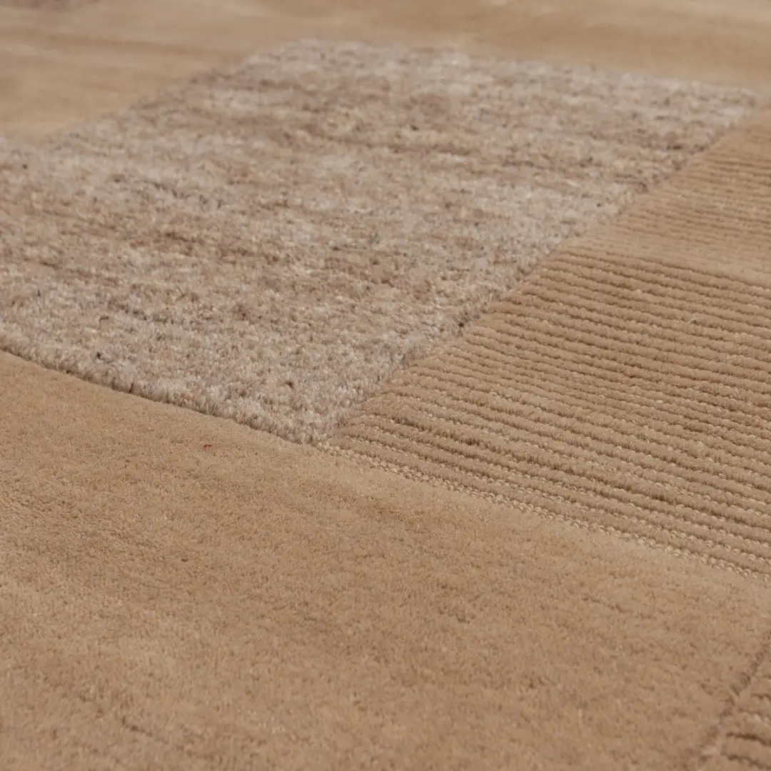 WOOOD Noven Vloerkleed 170x240cm - Zand - afbeelding 2 van 6