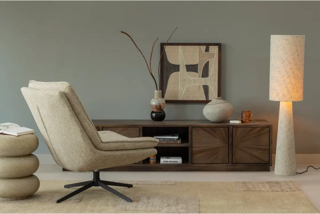 WOOOD Noven Vloerkleed 170x240cm - Zand - afbeelding 4 van 6