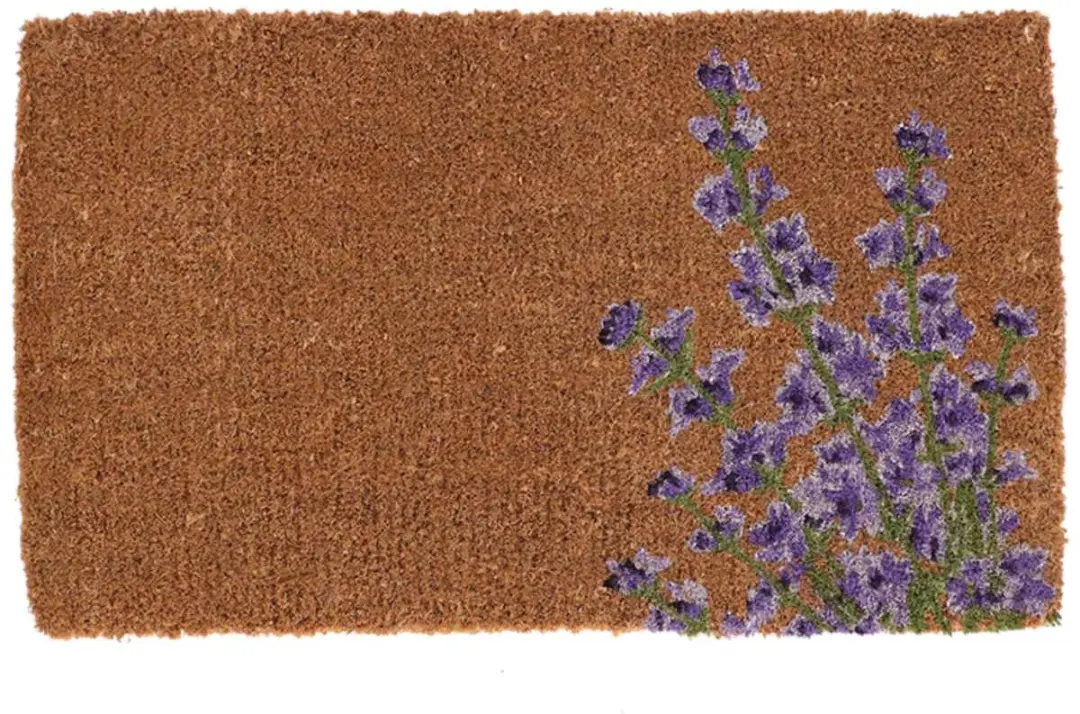 Esschert Design deurmat lavendel bruin en lila 75 x 45 cm
