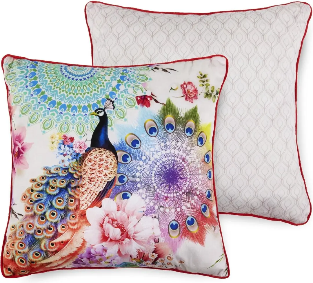 Vierkant sierkussen 48x48 cm polyester HIP no.7057 multi