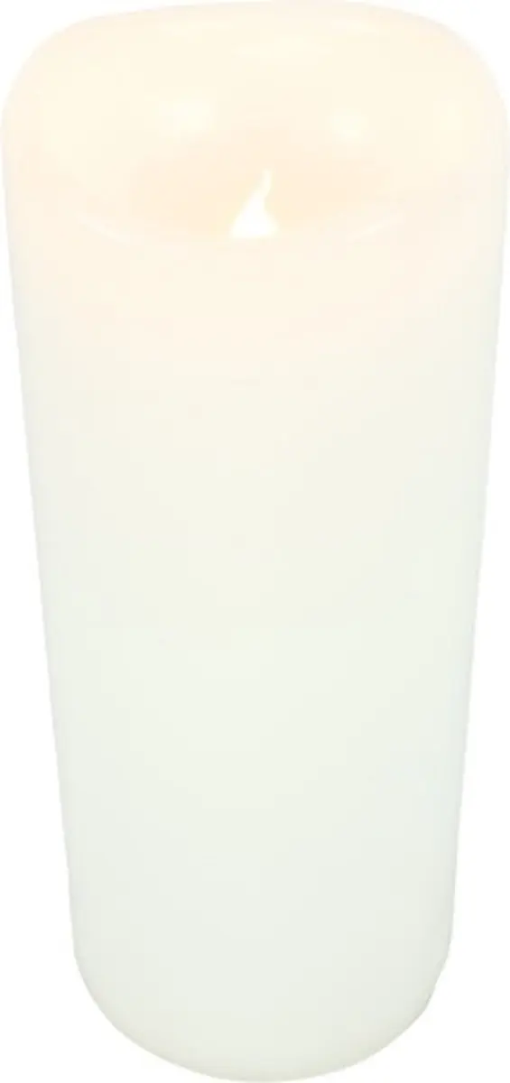 Stompkaars Ø10CM LED ro Metz L wit-L10B10H25CM met timer