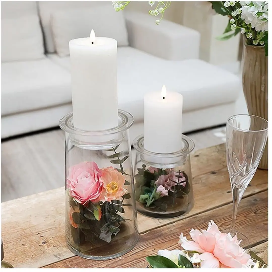 Countryfield Deco Glas Hanny L 23,5cm - Transparant - afbeelding 3 van 3