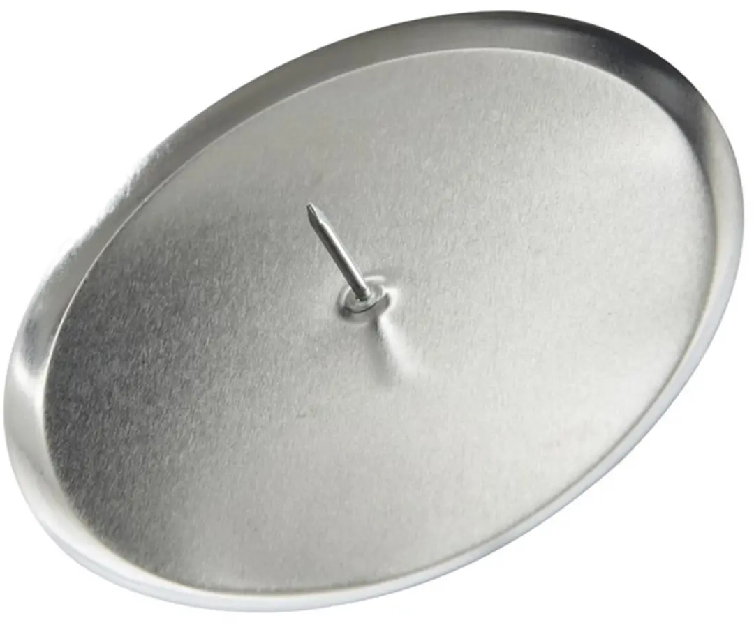 Kaarsenhouder Ijzer Advent Dia8cm Zilver