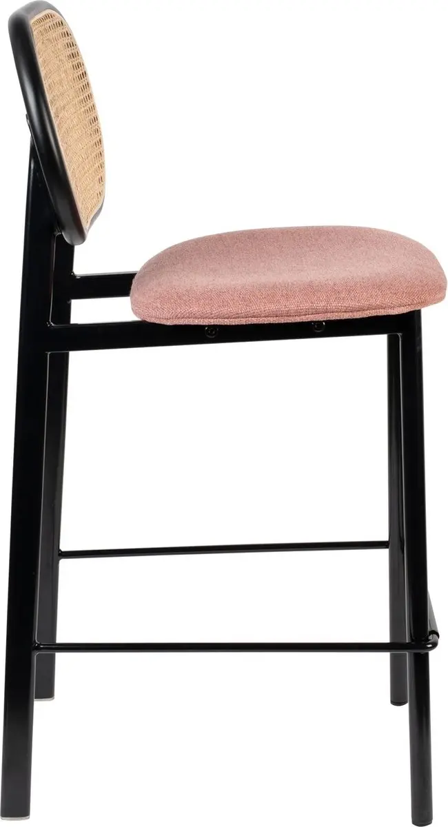 Zuiver Spike Barkruk - 65cm Roze - afbeelding 6 van 6