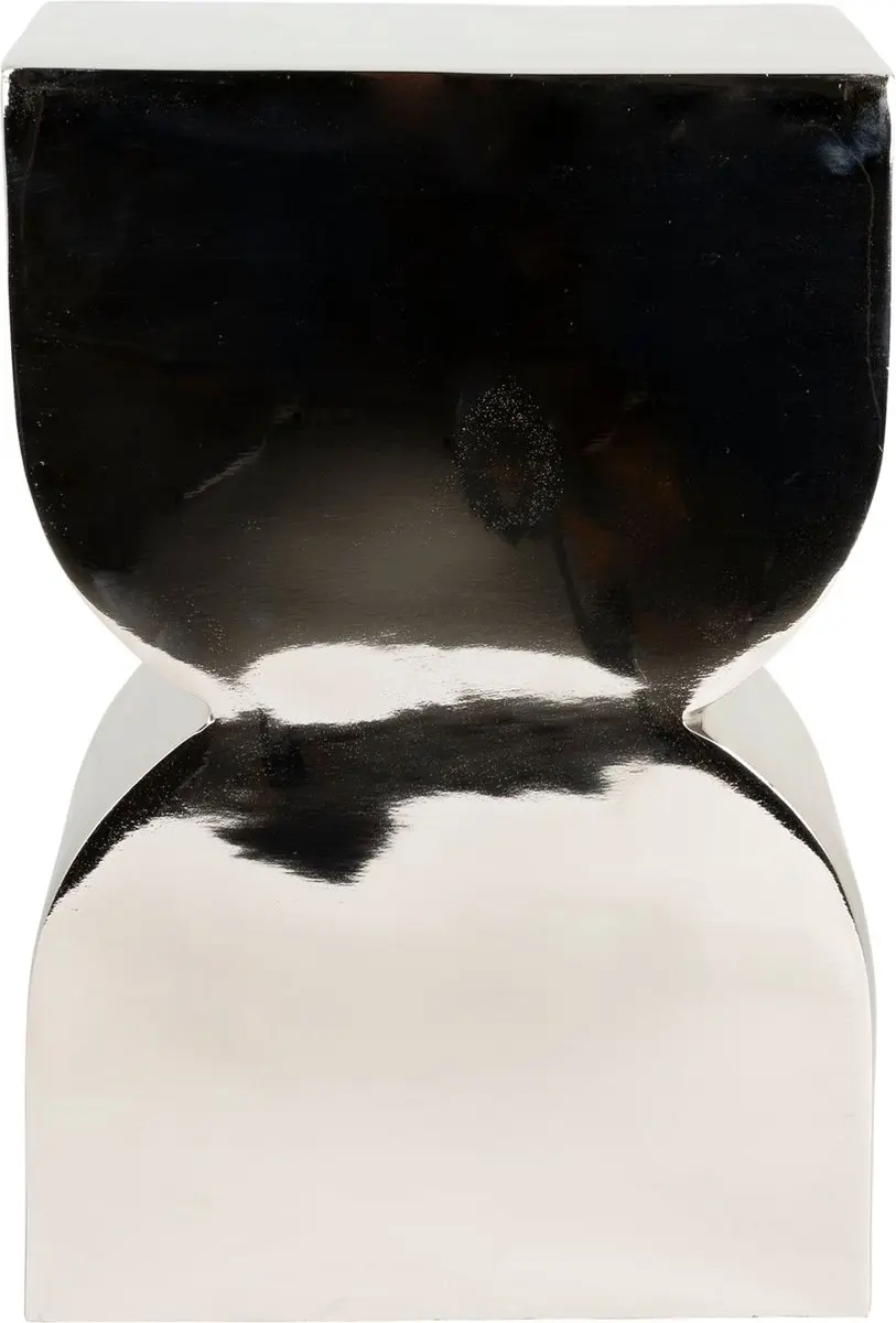 Zuiver Cones Krukje/ Bijzettafeltje Shiny Zilver