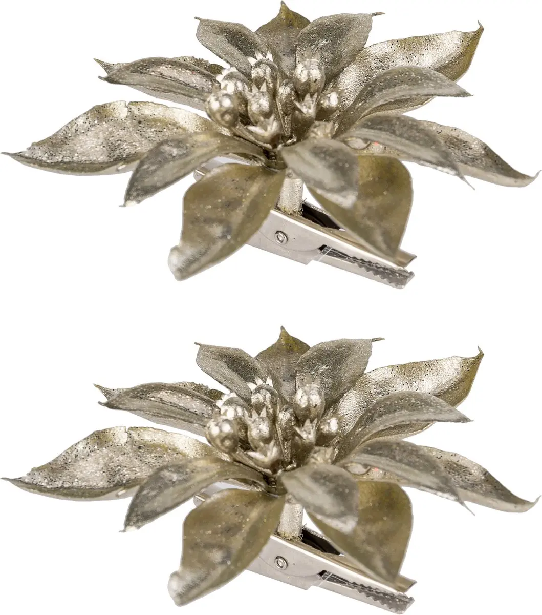 Cosy & Trendy kerstster champagne glitter