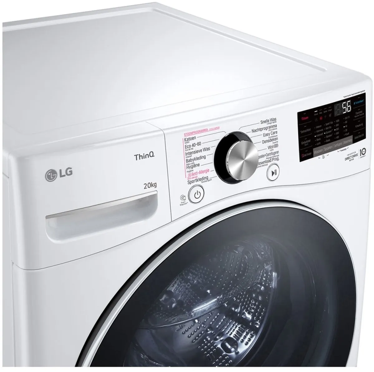 LG LC0R2N2 Wasmachine 20kg - 14 Programma's - Wit