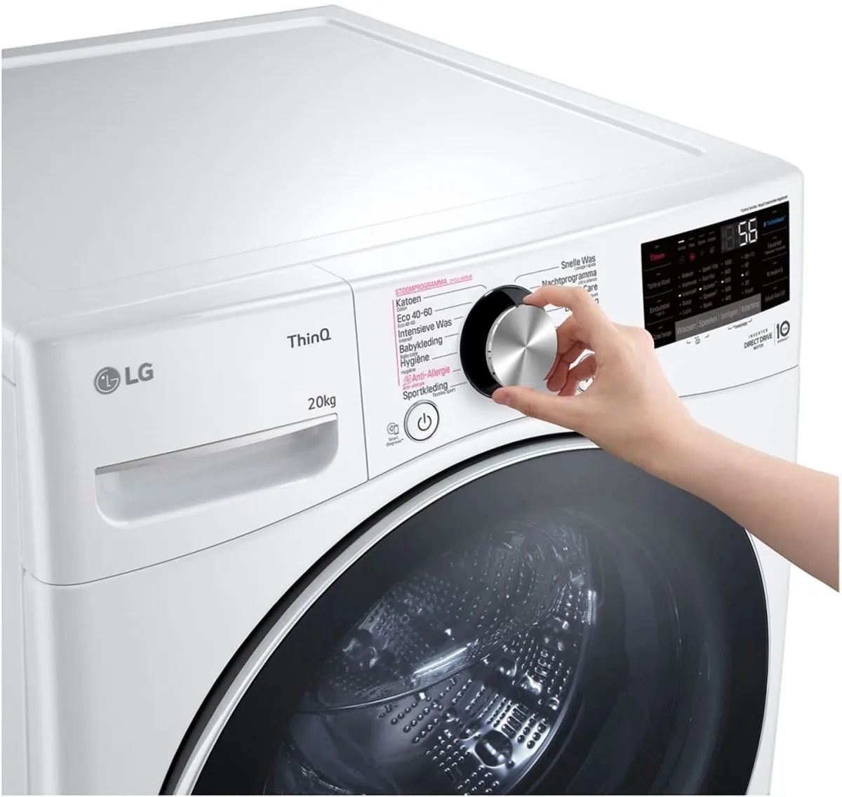 LG LC0R2N2 Wasmachine 20kg - 14 Programma's - Wit