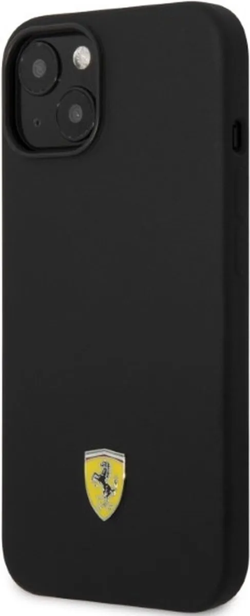 Ferrari Silicone Back Case iPhone 14 Plus - MagSafe - Zwart