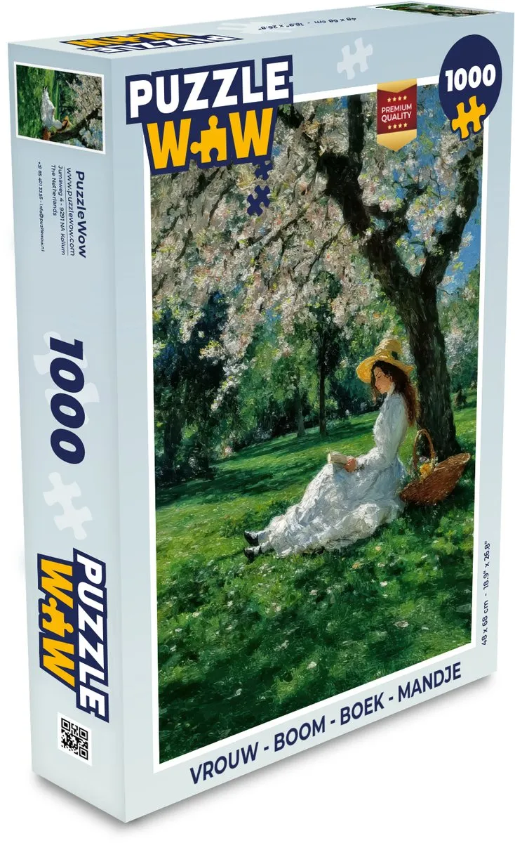 PuzzleWow Boom Legpuzzel 1000 Stuks