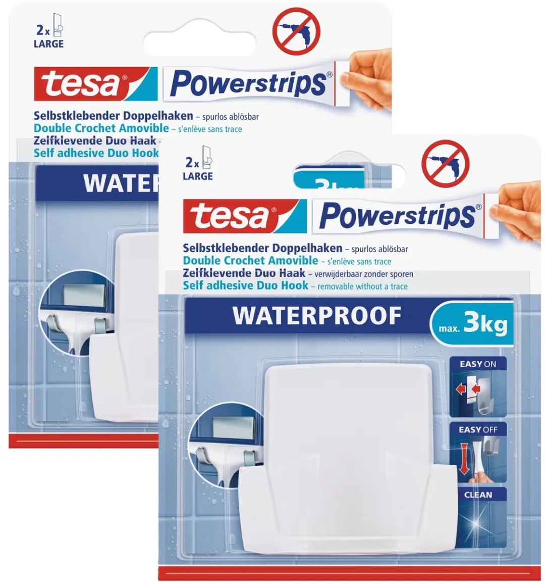 Tesa Powerstrips duohaak