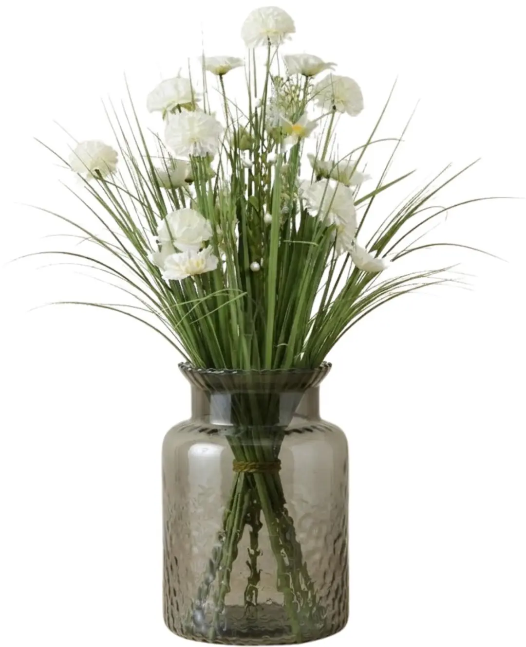 Bellatio design bloemenvaas met kunstplant