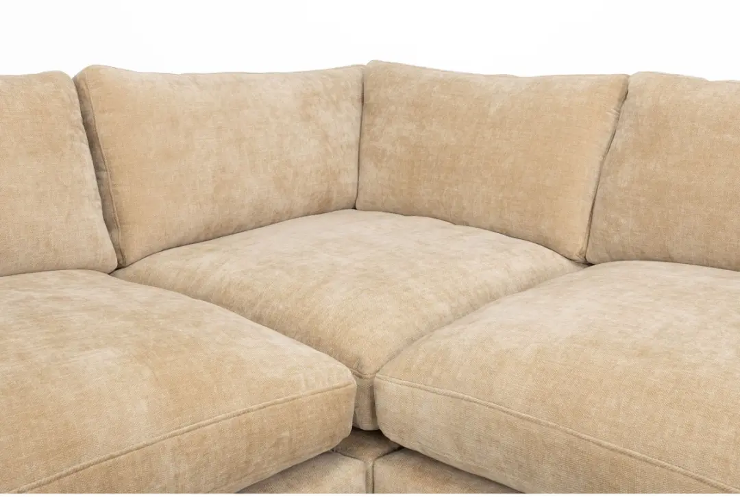 Zuiver Summer Hoekbank 7-zits - 318x318cm - Zand - afbeelding 2 van 6