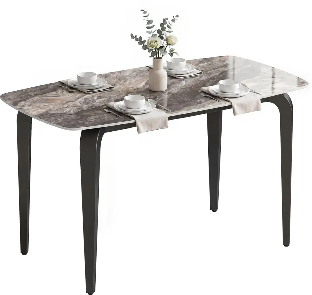 ECTEATOY® Moderne Eettafel voor 4 Personen
