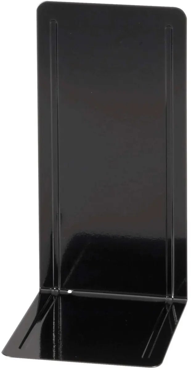MAUL Pro Boekensteunen Staal 14x12x24cm - 2 Stuks - Zwart - afbeelding 2 van 6