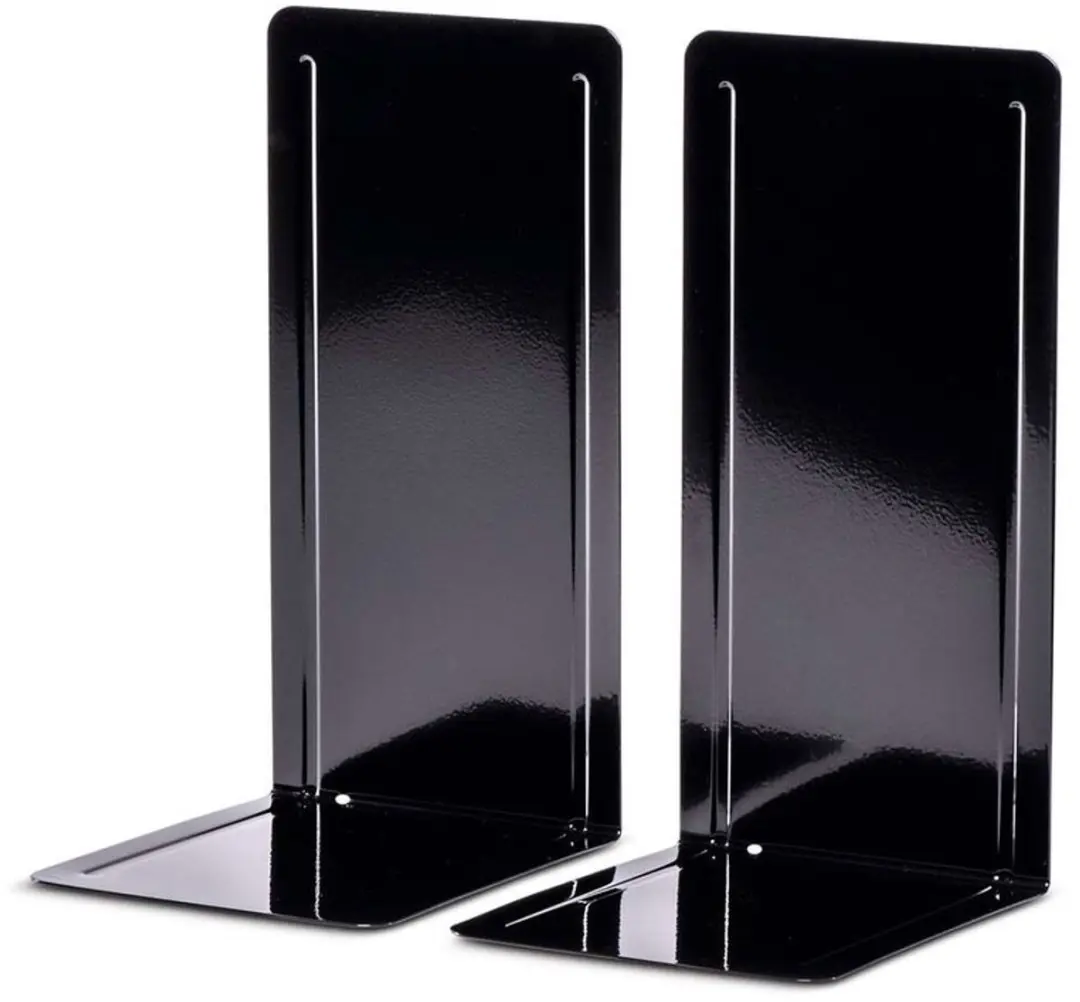 MAUL Pro Boekensteunen Staal 14x12x24cm - 2 Stuks - Zwart - afbeelding 6 van 6