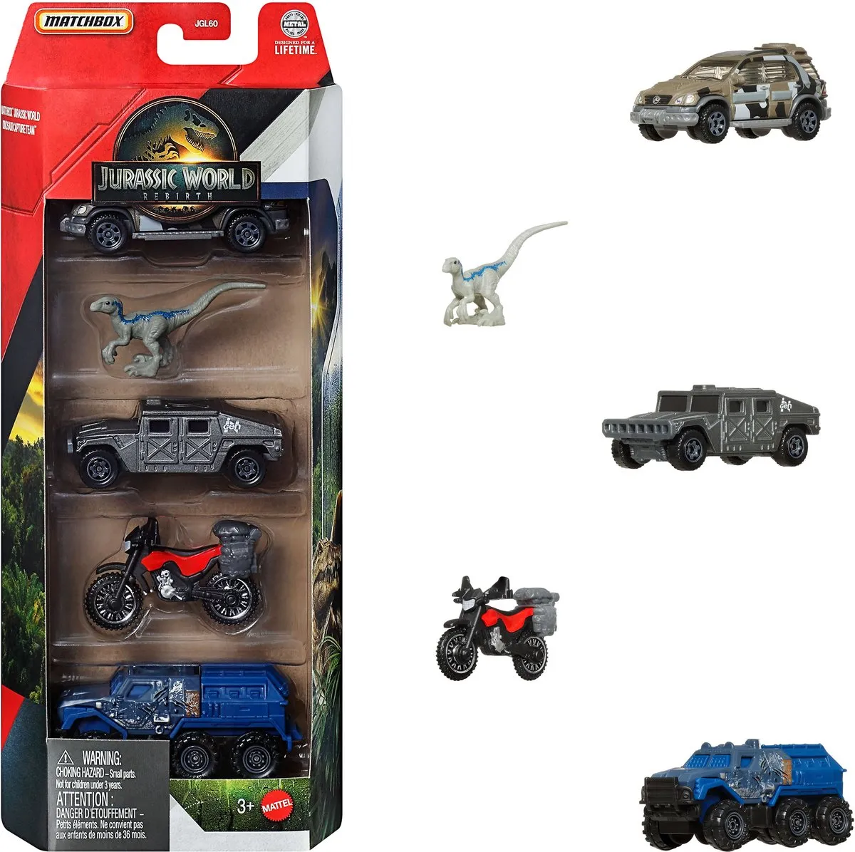 Jurassic World JGL24 Voertuigenset