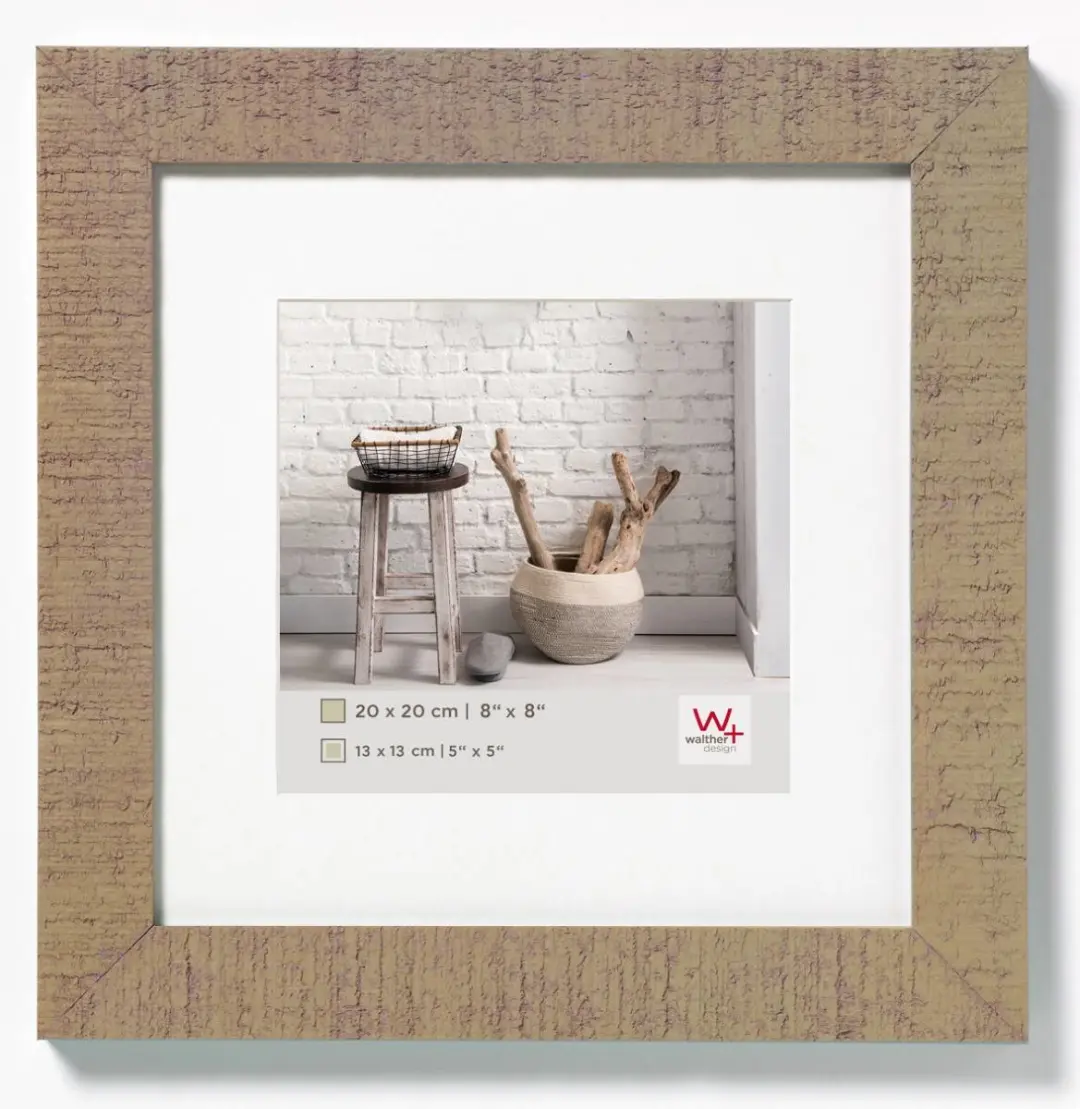 Walther Design Fotolijst 40x40cm Beige Bruin