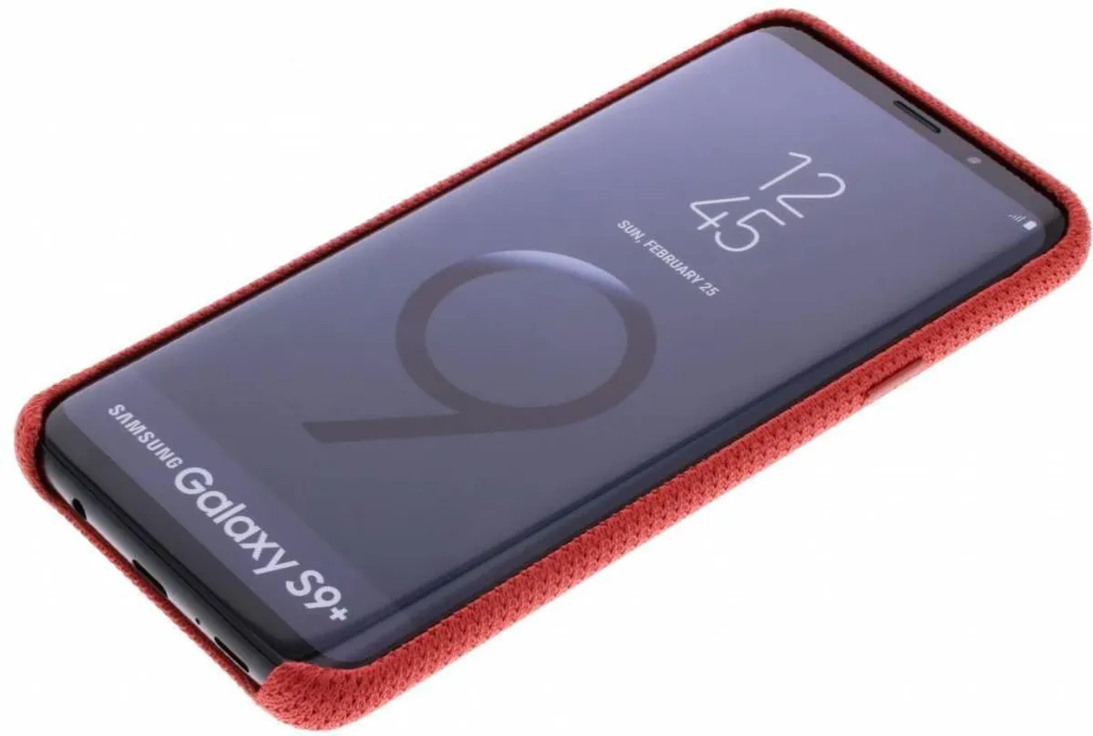 Samsung Hyperknit Backcover Hoesje EF-GG965FREGWW - Rood