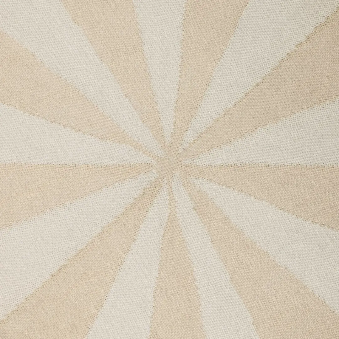 Loberon Wobbilo Vloerkleed 120cm - Beige/Crème - afbeelding 4 van 6