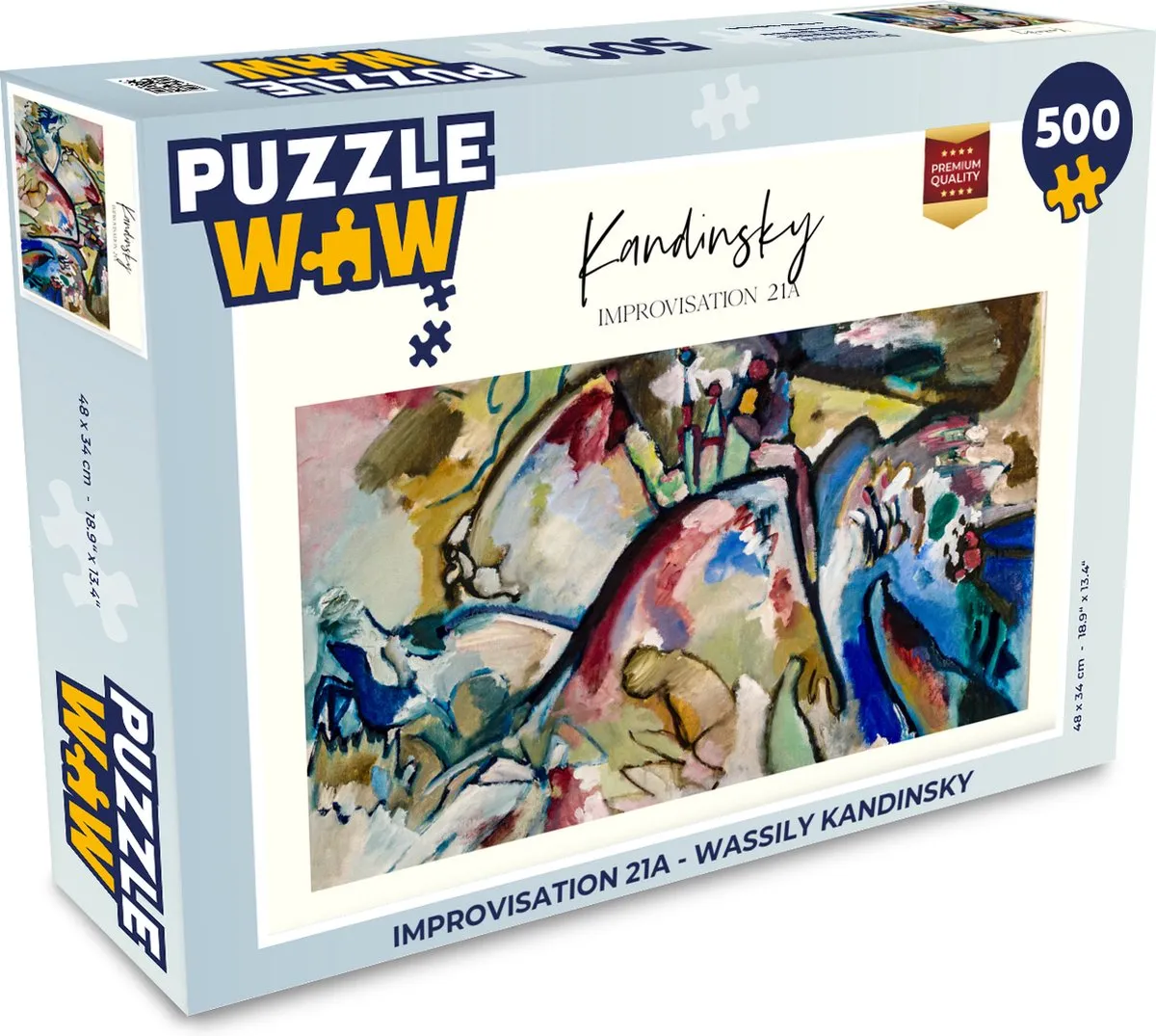 PuzzleWow Improvisation 21A Legpuzzel 500 Stuks