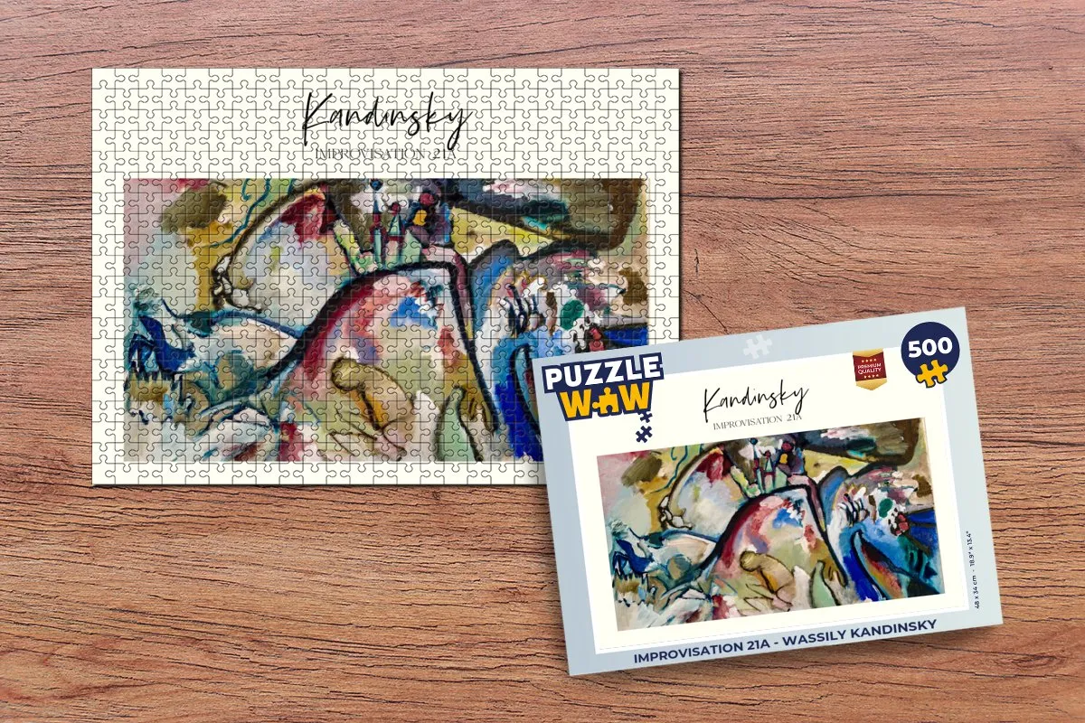 PuzzleWow Improvisation 21A Legpuzzel 500 Stuks - Multicolor