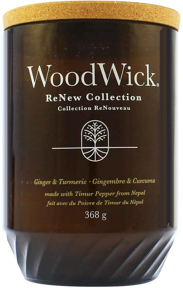 WoodWick ReNew Geurkaars Ginger & Tumeric - 75 uur - afbeelding 6 van 6