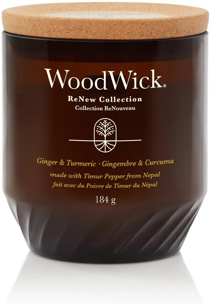 WoodWick ReNew Geurkaars Ginger & Tumeric
