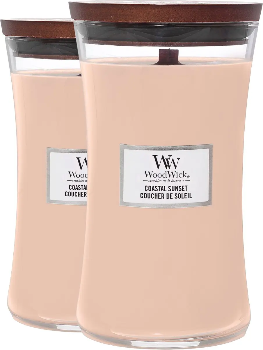 Woodwick Large Hourglass Coastal Sunset
