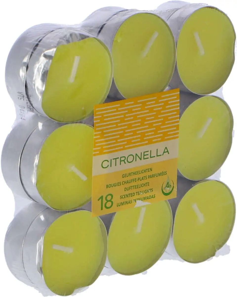 Spaas Theelichten Citronella 4 uur