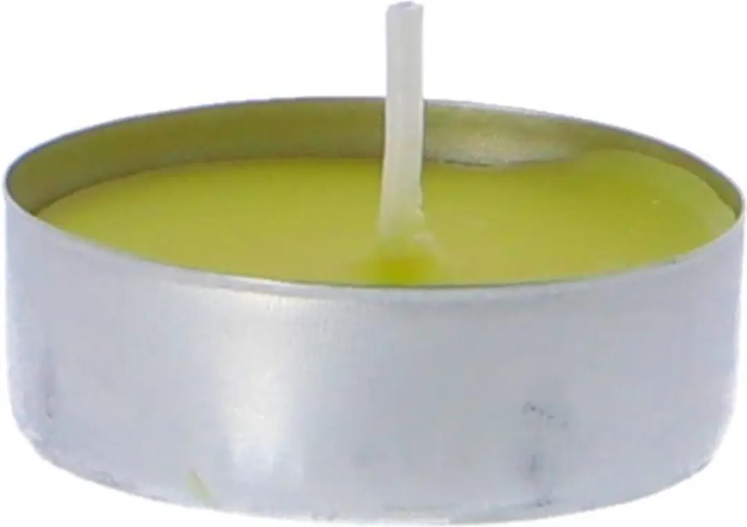 Spaas Theelichten Citronella 4 uur - 18 Stuks - Blauw - afbeelding 3 van 3