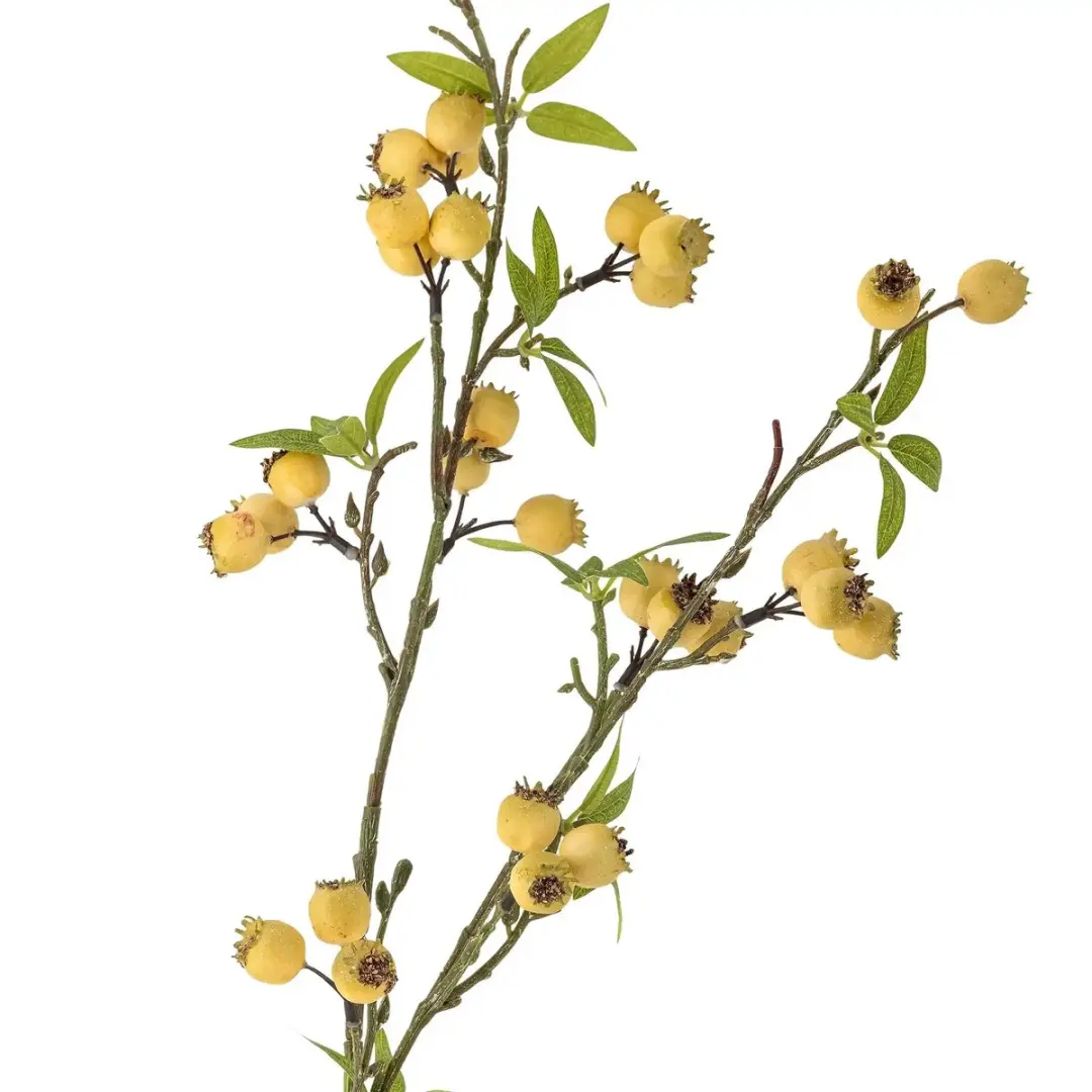 Hawthorn Branch, Yellow, Artificial Flowers