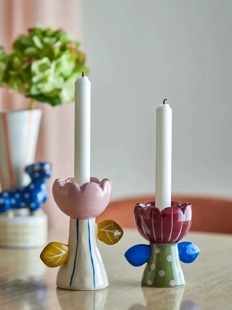 Bloomingville Florita Votief & Kaarshouder - Multicolor - afbeelding 3 van 6
