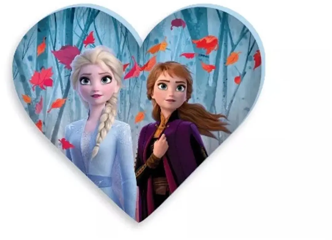 Frozen sierkussen Elsa en Anna Heart