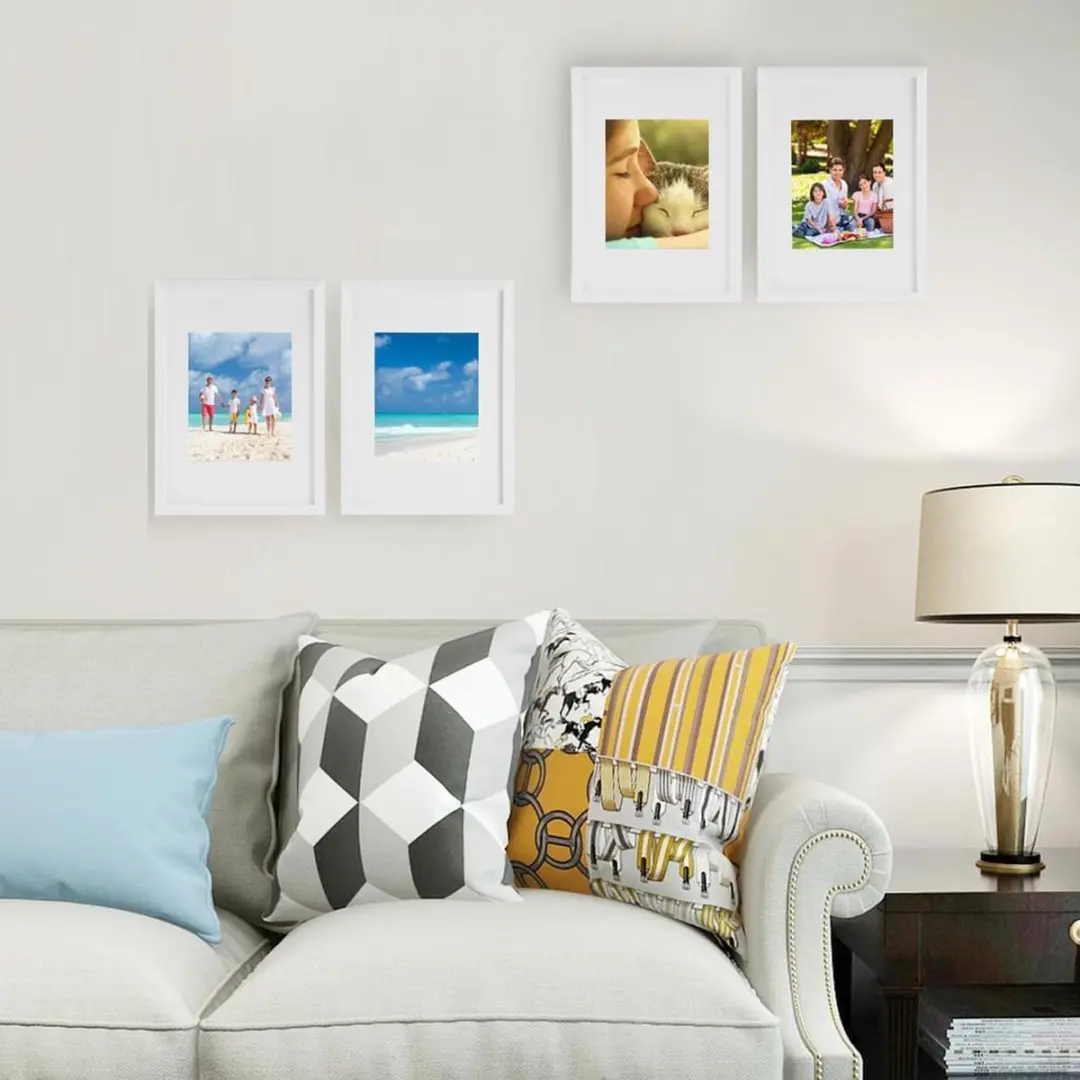 Songmics Fotolijst Set 3 Stuks 33x45cm Wit - afbeelding 2 van 6