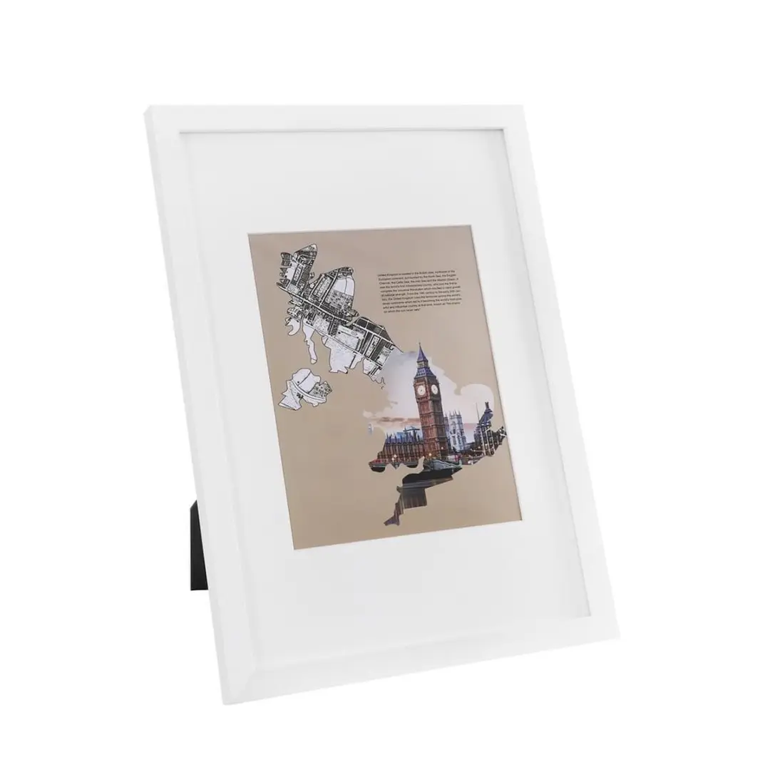 Songmics Fotolijst Set 3 Stuks 33x45cm Wit - afbeelding 4 van 6