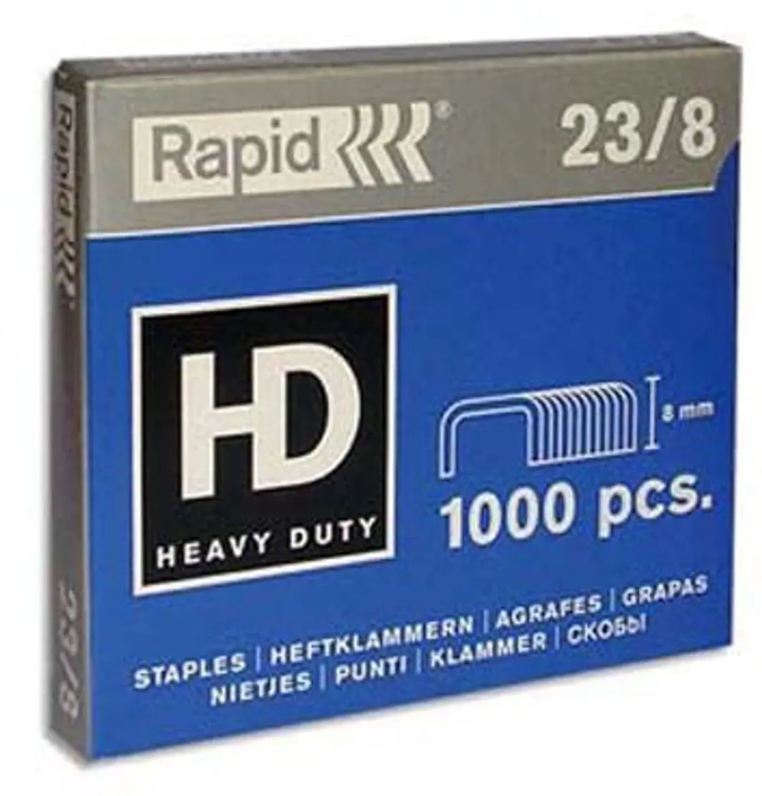 Rapid Papierklem Standaard 1000 Stuks - Gegalvaniseerd Staal - afbeelding 3 van 3