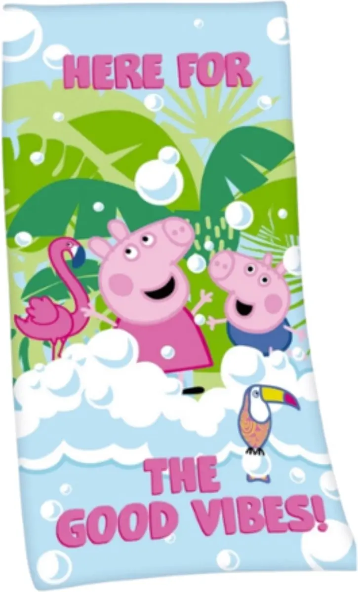 Peppa Pig Strandlaken Meerkleurig